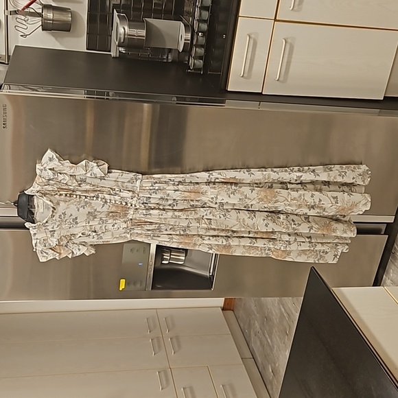 💕DOEN💕 Carnation Dress ~ Salt Summer Floral Print  XS NWOT *Missing Waist Tie" - Picture 10 of 16